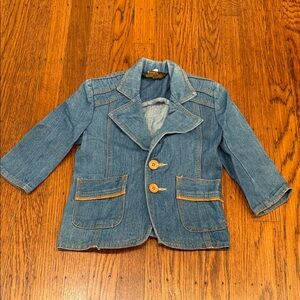Vintage Mambro Kids Denim Blazer Jacket – 3T